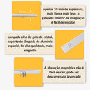 Lâmpada Led Magnética Com Sensor de Movimento Fácil Instalação Design Elegante e Moderno