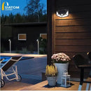 Kit 2 Luminária Solar 100 Led Com Sensor Prova D'Água Sem fio Extra forte