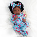 Bebê Reborn 55cm Ultra Realista 100% feito à mão, Pele de silicone Premium Super Macio