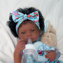 Bebê Reborn 55cm Ultra Realista 100% feito à mão, Pele de silicone Premium Super Macio