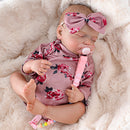 Bebê Reborn menina 48cm Ultra Realista 100% feito à mão de silicone