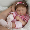 Bebê Reborn menina 48cm Ultra Realista 100% feito à mão de silicone