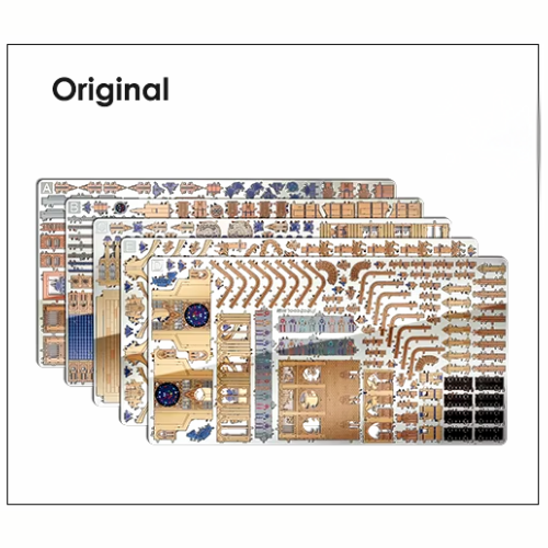 Peça Modelo 3D Quebra-cabeças de metal, Catedral de Notre Dame Paris DIY,  Kits de Construção Brinquedos para Adultos / Crianças