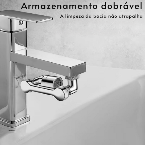 Extensor de torneira com rotação universal 1080 °