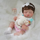 Bebê Reborn menina 48cm Ultra Realista 100% feito à mão de silicone