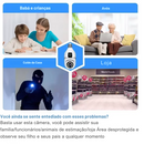 Câmera wifi 8mp 8x zoom lente dupla com vigilância interna e rastreamento humano, sem fio com áudio bidirecional  e cor visão noturna
