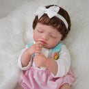 Bebê Reborn menina 48cm Ultra Realista 100% feito à mão de silicone