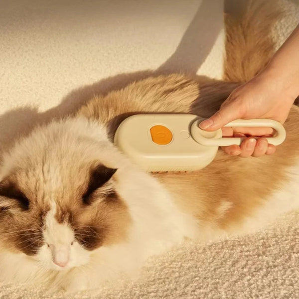 Escova elétrica para Pets, escova a vapor para massagem de animais de estimação, / Remoção de pelos