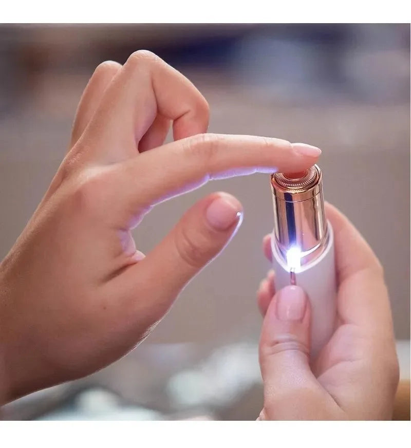 Batom Depilador Facial Elétrico Indolor Recarregável