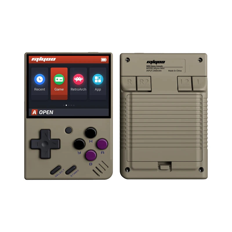 MIYOO MINI V4 Portátil Retrô Console de jogos portátil 2.8 polegadas IPS Tela Consoles de videogame Sistema Linux Emulador de jogos clássico