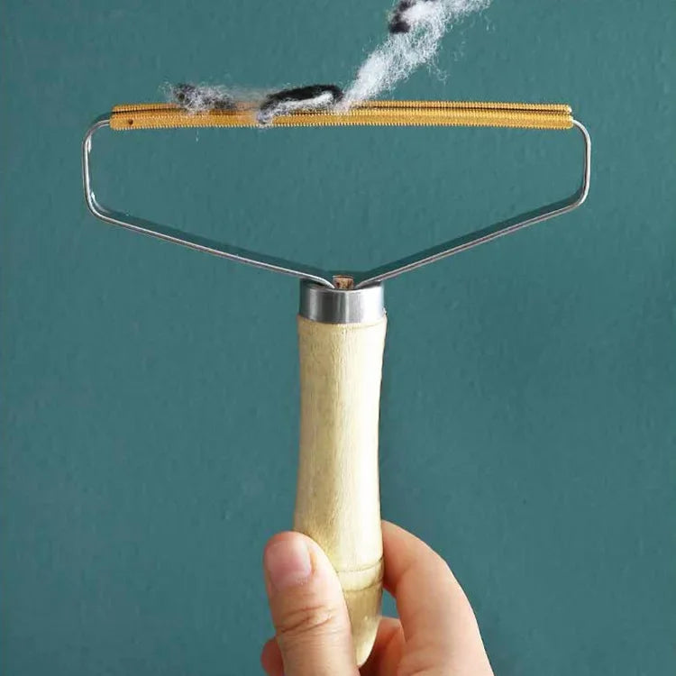 Escova Manual Removedora de Pelos de animais de estimação, dispositivo de silicone, dupla face