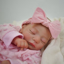 Bebê Reborn menina 48cm Ultra Realista 100% feito à mão de silicone