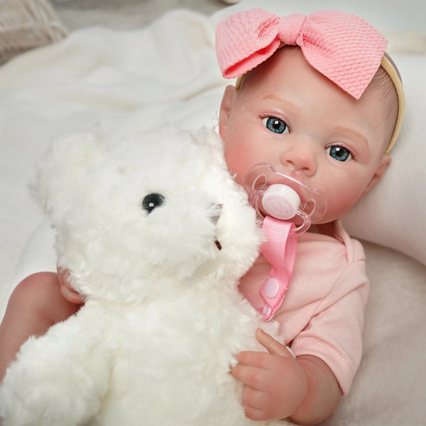 Bebê Reborn Ultra Realista 100% feito à mão, Pele de silicone Premium Super Macio - ÚLTIMAS UNIDADES NA PROMOÇÃO