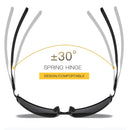 Óculos de sol Masculino/Feminino Aoron Polarizado armação de metal uv400 Anti-reflexo