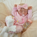 Bebê Reborn menina 48cm Ultra Realista 100% feito à mão de silicone