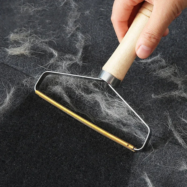 Escova Manual Removedora de Pelos de animais de estimação, dispositivo de silicone, dupla face