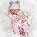 Bebê Reborn menina 48cm Ultra Realista 100% feito à mão de silicone