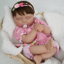 Bebê Reborn menina 48cm Ultra Realista 100% feito à mão de silicone