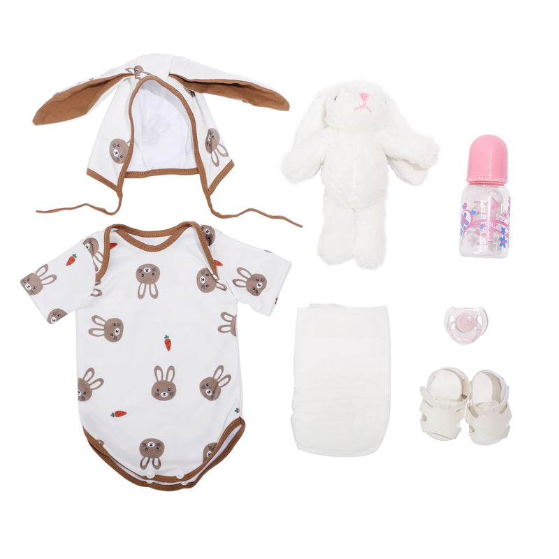 Bebê Reborn menina 55cm Ultra Realista 100% feito à mão, Pele de silicone Premium Super Macio