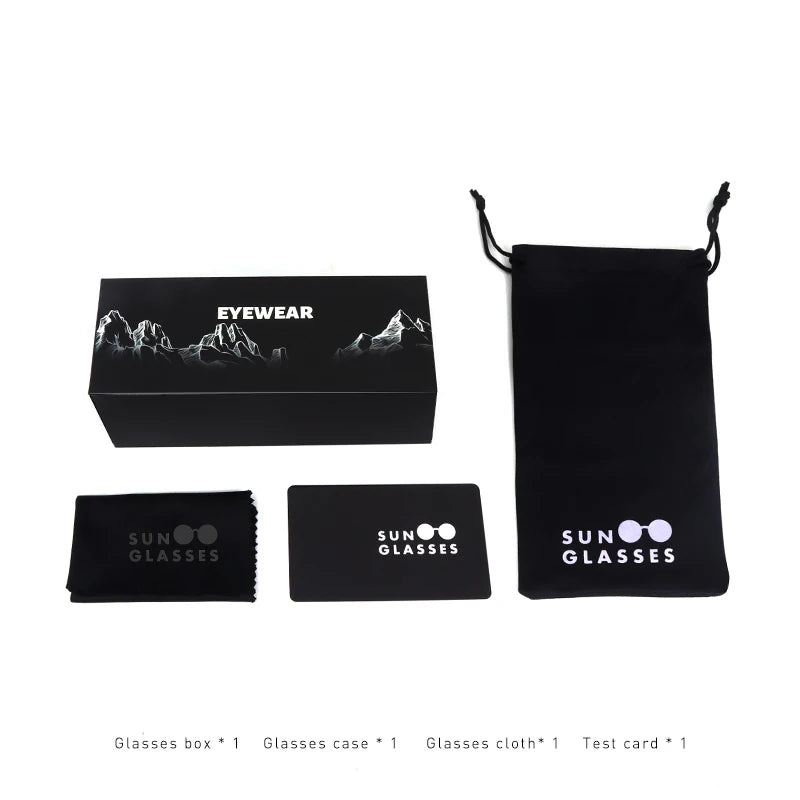 Novo óculos de sol polarizados Design de marca óptica, Moda masculina PL66