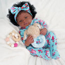 Bebê Reborn 55cm Ultra Realista 100% feito à mão, Pele de silicone Premium Super Macio