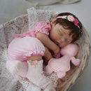 Bebê Reborn menina 48cm Ultra Realista 100% feito à mão de silicone