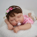 Bebê Reborn menina 48cm Ultra Realista 100% feito à mão de silicone