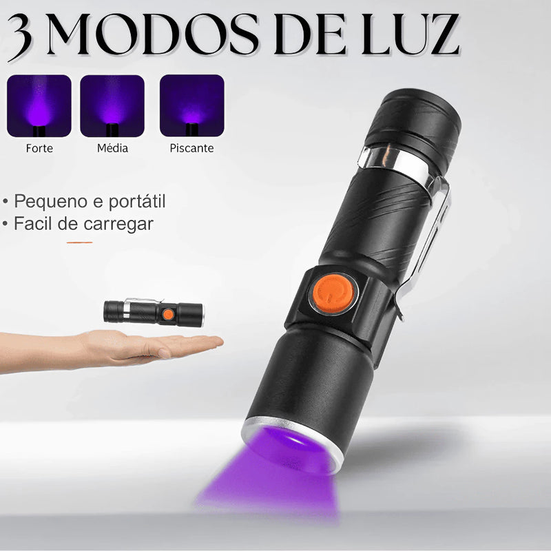 Exclusiva! Lanterna UV Profissional – A Nova Tendência Internacional Agora no Brasil